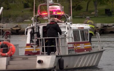 4 personas rescatadas de las aguas de Taylor Point