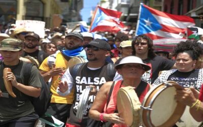 Miles de personas marchan a favor de la independencia de Puerto Rico