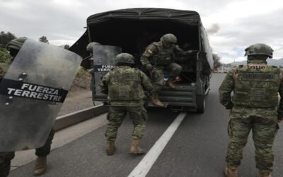 Fuerzas Armadas de Ecuador presentan denuncia por “secuestro” de 17 militares en el paro