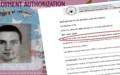 USCIS cancela la extensión automática de permiso de trabajo