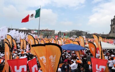 Sheinbaum celebra su primer año con un baño de masas y de continuidad con López Obrador