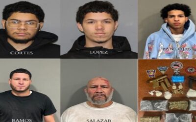 Grupo de Trabajo HIDTA Policía Estatal Rhode Island y el CINRET de la Policía Estatal de Massachusetts arrestan a cinco personas por cargos de drogas y armas.