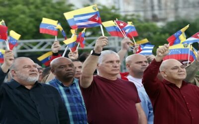 El Gobierno cubano encabeza un acto multitudinario a favor de Venezuela