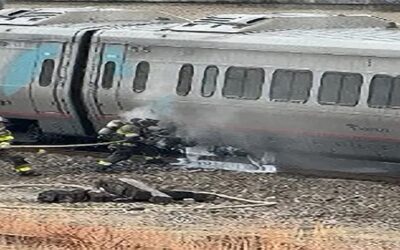 Incendio en vagones Amtrak provoca evacuación estación en Providence.