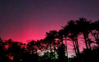Auroras boreales ofrecieron espectáculo impresionante en Rhode Island y Massachusetts.