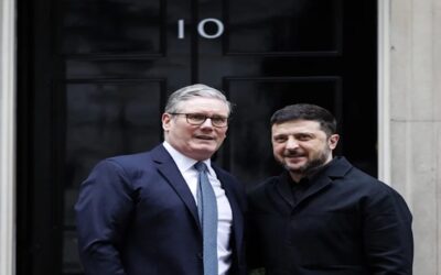 Starmer recibe a Zelenski, Macron y Merz para abordar el plan de paz de EE.UU.