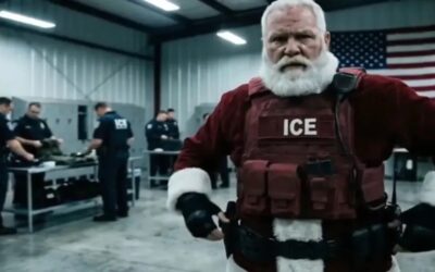 ICE publica un video con IA que muestra a Santa Claus arrestando a inmigrantes