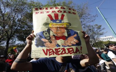 Manifestantes en México protestan contra la “agresión imperialista” de EE.UU. a Venezuela