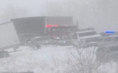 Más de 100 vehículos involucrados en un choque múltiple en Michigan durante tormenta de nieve