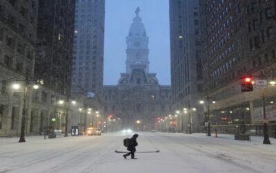Tormenta invernal cubre buena parte de EEUU con aguanieve y nieve