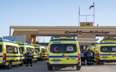 Egipto recibe a primeros evacuados médicos de Gaza tras reapertura el cruce fronterizo de Rafah