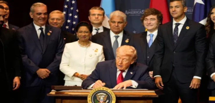 Trump señala en reunión con líderes latinoamericanos que el epicentro de la violencia de los cárteles es México