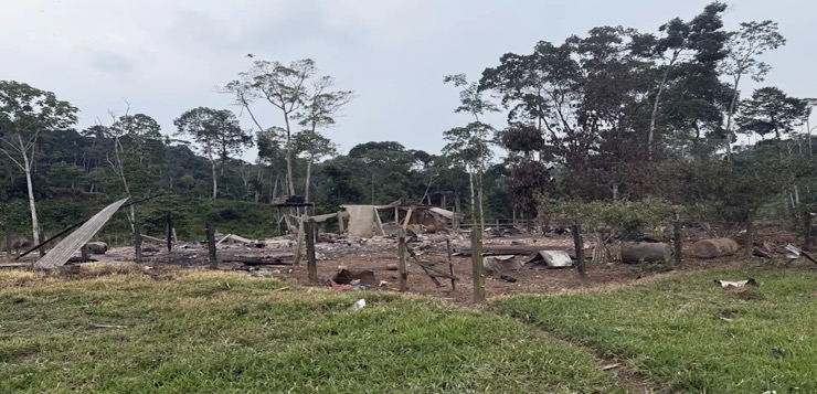 Ecuador y EE.UU. destruyen un campamento de grupo disidente de las FARC cerca de Colombia.