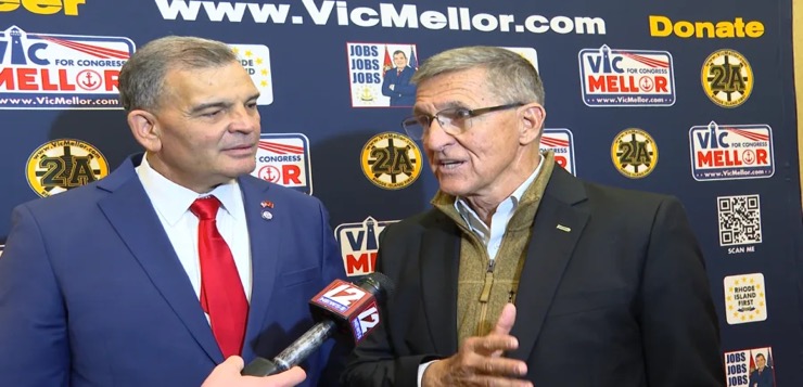 Michael Flynn participa en evento de candidato republicano al Segundo Distrito del Congreso