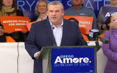 Secretario de Estado Amore lanza campaña reelección.