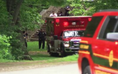 Mujer inconsciente rescatada de laguna en Woonsocket.