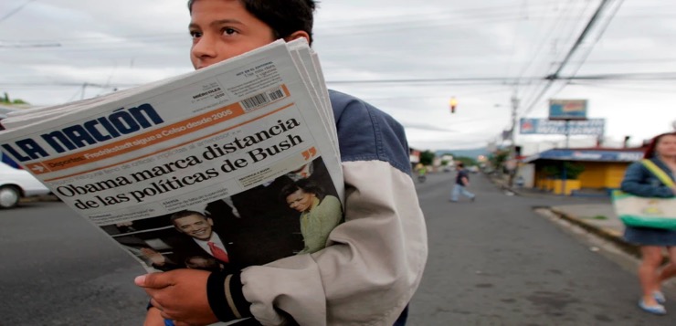 EEUU revoca las visas de varios ejecutivos del diario costarricense La Nación