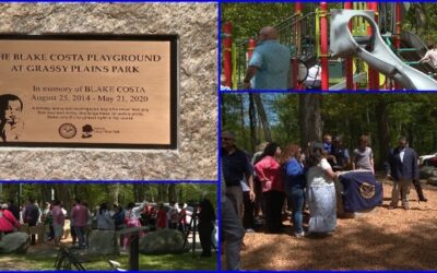 Dedican parque en honor a niño que murió de cáncer cerebral.