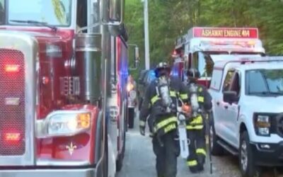 Incendio en Hopkinton deja bombero herido