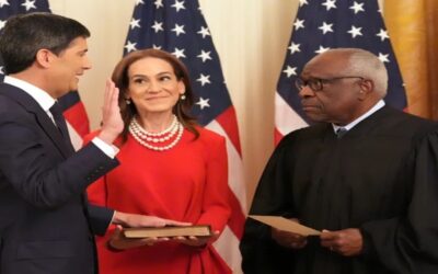 Trump celebra en la Casa Blanca la juramentación de Kevin Warsh como nuevo jefe de la Fed