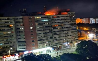 Dron ruso lanzado contra Ucrania se estrella contra un edificio de apartamentos en Rumania