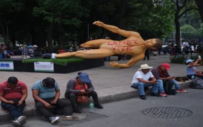 Manifestantes en Ciudad de México aprovechan el Mundial para presionar a las autoridades