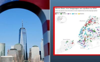 Estados Unidos celebra sus 250 años y un mapa muestra los más de 700 idiomas hablados en Nueva York