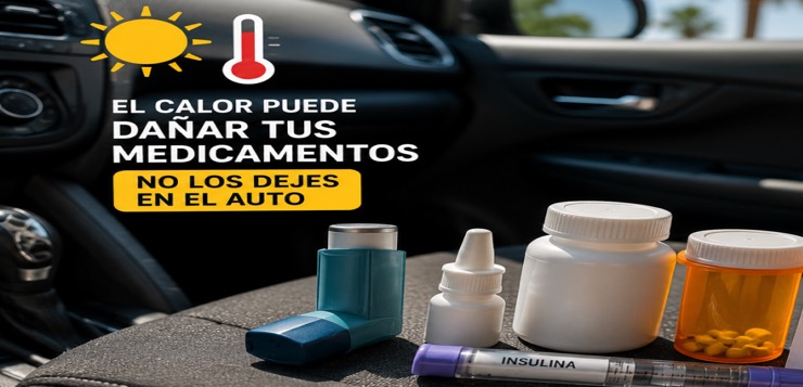 Los medicamentos que nunca deberías dejar dentro del automóvil durante el verano