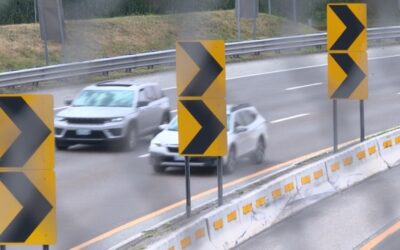 Policía Estatal RI investiga choque múltiple en la I-95 Sur