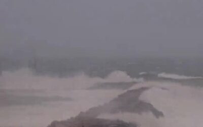 Lluvia y vientos se intensificarán, más de 1,000 usuarios sin electricidad.