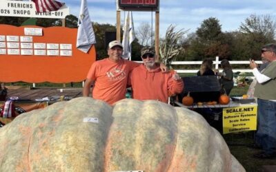 Calabaza de Rhode Island rompe récord mundial de peso.