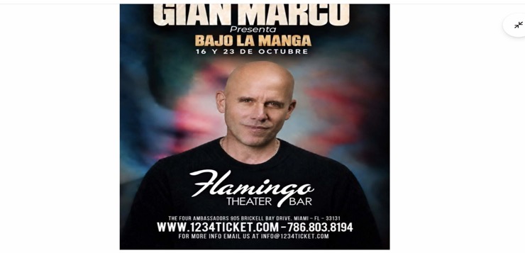Gian Marco explora la salsa en su nuevo álbum y llega a Miami con dos conciertos.