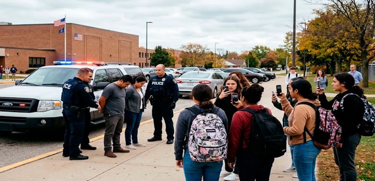 Alerta máxima inmigrantes legales e indocumentados | ICE habría detenido a más de 35 personas cerca a un escuela en EE.UU